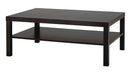 LACK Coffee table, black-brown, 118x78 cm