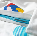 AFTONSPARV kids' bedding set, multicolour, 150x200/50x60 cm