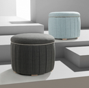 ATERLÖGA pouffe with storage, kilanda dark grey
