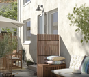 NÄMMARÖ room divider, light brown, 140x80x50 cm