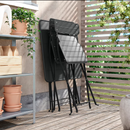 SUNDSÖ Table, anthracite outdoor, 65x65 cm