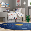 AFTONSPARV kids' bedding set, multicolour, 150x200/50x60 cm