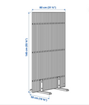 NÄMMARÖ room divider, light brown, 140x80x50 cm