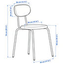 SANDSBERG Chair, anthracite/Remmarn anthracite