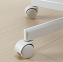 ÖRFJÄLL Chair frame, swivel, white / ÖRFJÄLL Seat shell, white-Vissle green