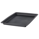 UPPSNOFSAD Storage box, black, 25x17x12 cm/3.5 l / UPPSNOFSAD Lid, black, 25x17 cm