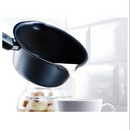 HEMLAGAD cookware set, black, 6 piece