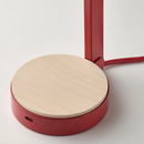 ENSMÄRKE table lamp , red, 34 cm