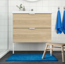 TOFTBO Bath mat, bright blue, 50x80 cm