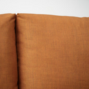 FRIHETEN / KLAGSHAMN Corner sofa-bed with storage, Faringe brown-orange