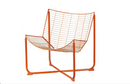 SKALBODA armchair , orange, without cushion