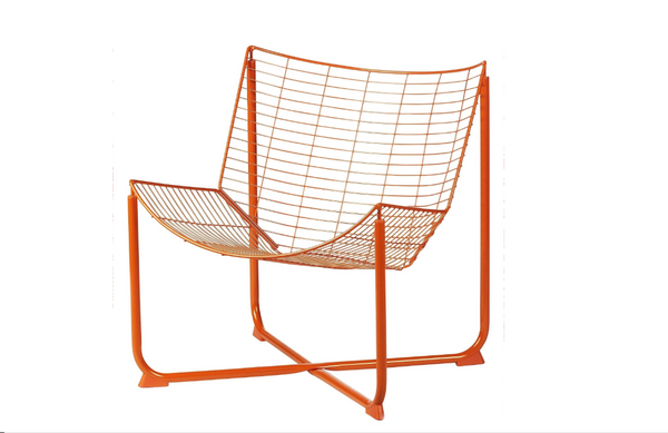 SKALBODA armchair , orange, without cushion