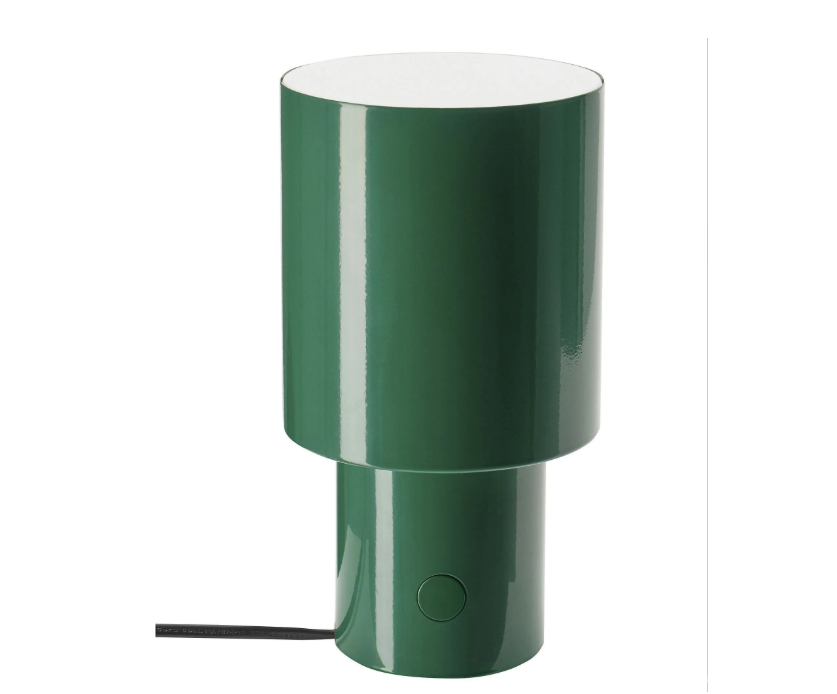 SPETSBOJ table lamp , green, 22 cm