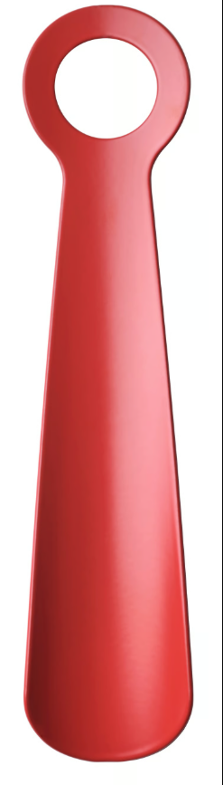 SNÖSKYFFEL Shoehorn, bright red, 18 cm