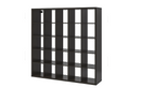 KALLAX open shelving unit , blackbrown, 182x182 cm