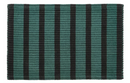 VÄGSKYLT Door mat, blue-green/black, 40x60 cm