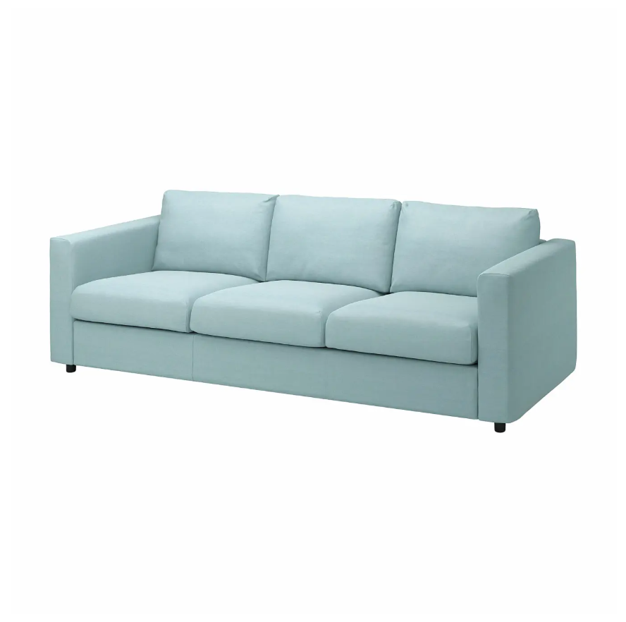 VIMLE 3-seat sofa, Saxemara light blue