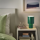 SPETSBOJ table lamp , green, 22 cm