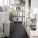HÅLLBAR waste sorting bin , light grey, 3 l