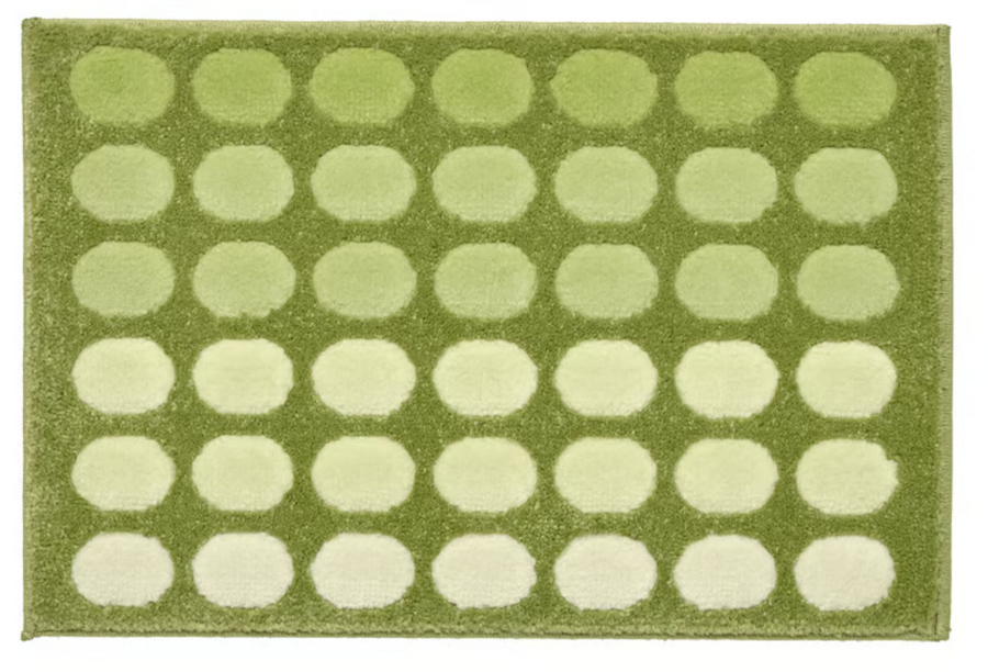 TUNNELBANA Door mat, light green, 40x60 cm