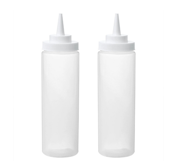 GRILLTIDER squeeze bottle , transparent, 330 ml, 2 pack