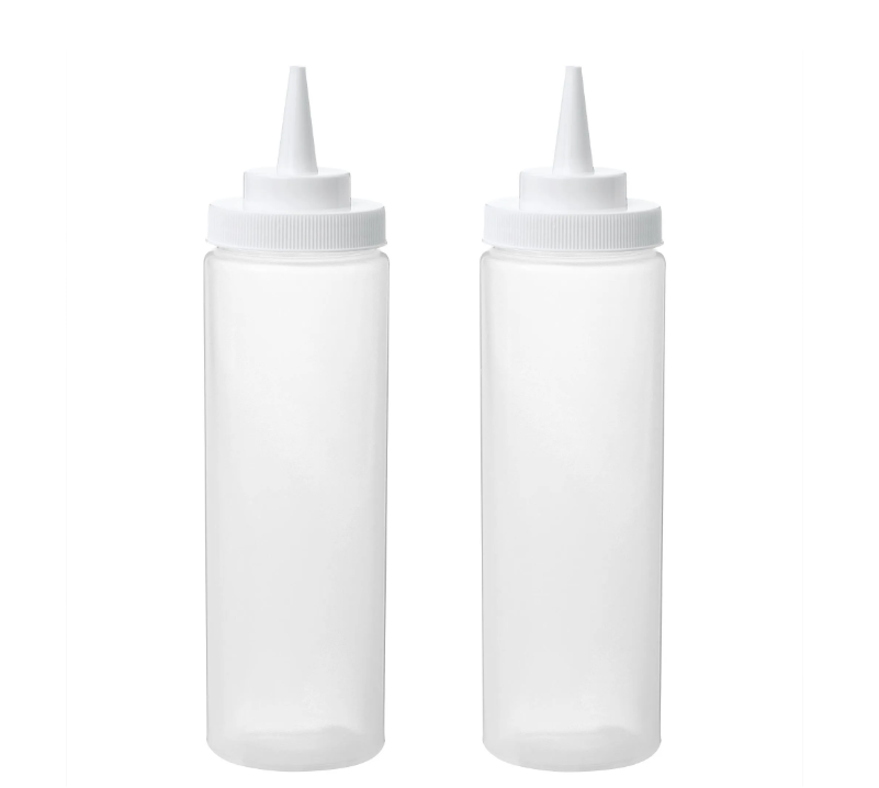GRILLTIDER squeeze bottle , transparent, 330 ml, 2 pack