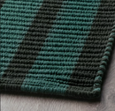 VÄGSKYLT Door mat, blue-green/black, 40x60 cm