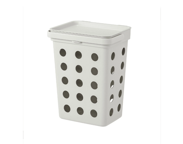 HÅLLBAR waste bin , light grey, 10 l