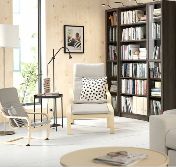 BILLY bookcase 80x28x202 dark brown/BILLY 40x28x202 cm/BILLY corner fittings , galvanised