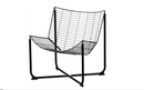 SKALBODA armchair , black, without cushion