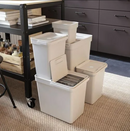 HÅLLBAR waste sorting bin , light grey, 3 l