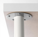 KALLAX/LAGKAPTEN/OLOV Leg, adjustable/INLAGG/ Desk combination, white, 77x159x147 cm (30 1/8x62 5/8x57 5/8 ") cm