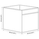 DRÖNA Box, red, 33x38x33 cm