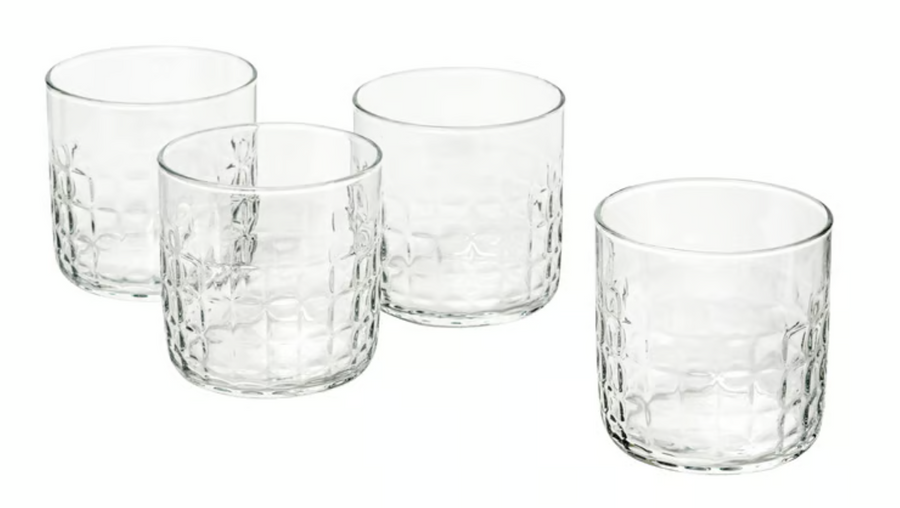 FRÖJDA Glass, clear glass, 30 cl