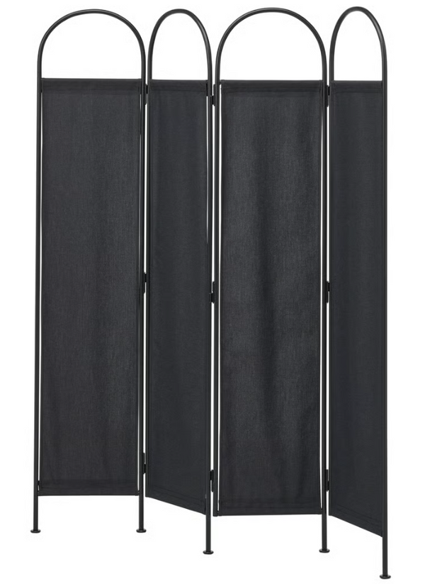 GRÅFJÄLLET Room divider, anthracite, 150x175 cm