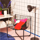 SKALBODA armchair , black, without cushion