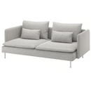 SÖDERHAMN 3-seat sofa, tonerud grey