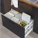 HÅLLBAR waste bin , light grey, 10 l