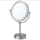 KAITUM Illuminated mirror , gray, 20 cm
