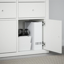 KALLAX Insert with door, white, 33x33 cm