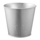 ÅKERBÄR Plant pot, in/outdoor/galvanised, 12 cm