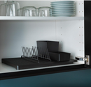 RINNIG dish drainer , black, 3 piece, <  Utensils holder/ drainer/ Plate holder >