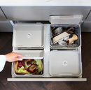 HÅLLBAR waste bin , light grey, 10 l