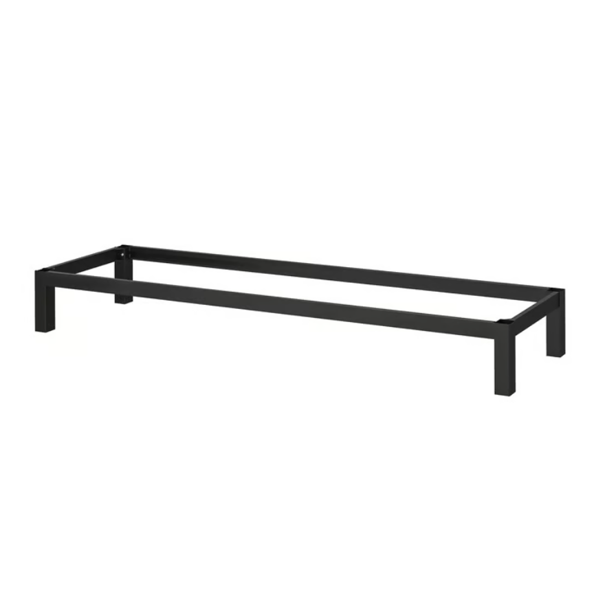 KALLAX Underframe, black, 146x39x18 cm
