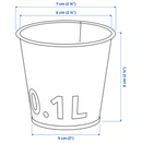 ÅKERBÄR Plant pot, in/outdoor/galvanised, 6 cm