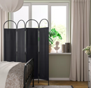 GRÅFJÄLLET Room divider, anthracite, 150x175 cm