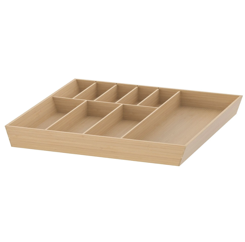UPPDATERA drawer organizer , bamboo, 52x50 cm