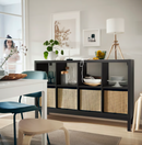 KALLAX Underframe, black, 146x39x18 cm