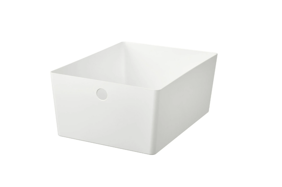 KUGGIS box , white, 26x35x15 cm