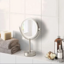 KAITUM Illuminated mirror , gray, 20 cm